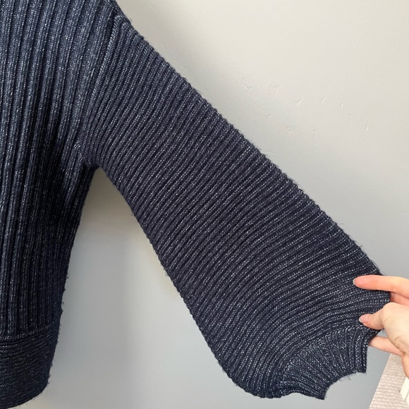 NWT Toccin(NY) Turtleneck Sweater in Dark Blue SZ S - Picture 5 of 5